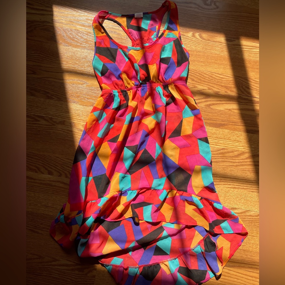 Xhilaration Swim High-Low coverup dress small